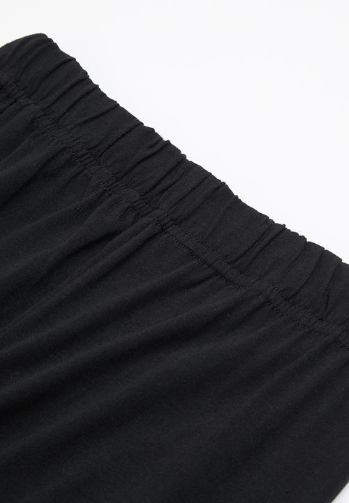 Superbalist - Tee & pant pj set - black