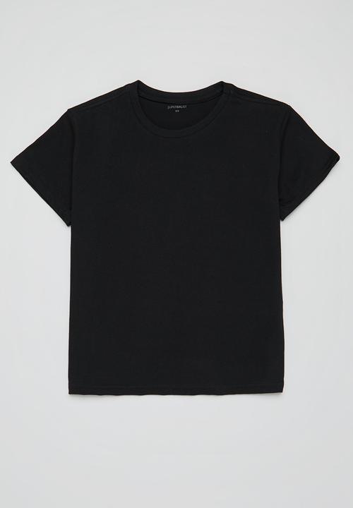 Superbalist - Girls 2 pack plain T-shirt - black & white