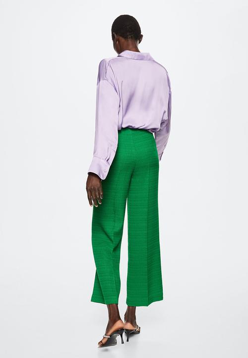 MANGO - Trousers julia - green