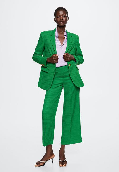 MANGO - Trousers julia - green