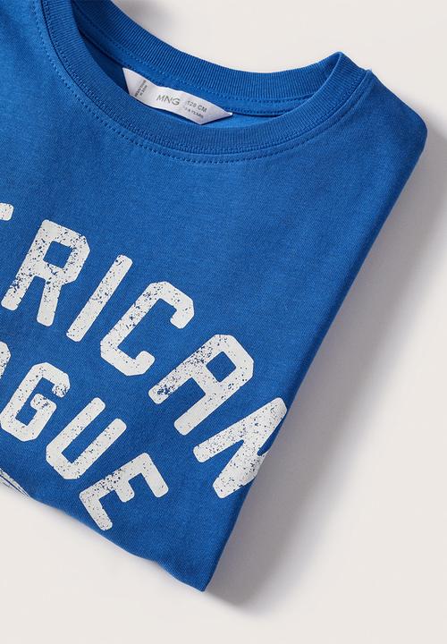 MANGO - T-shirt ohio - bright blue