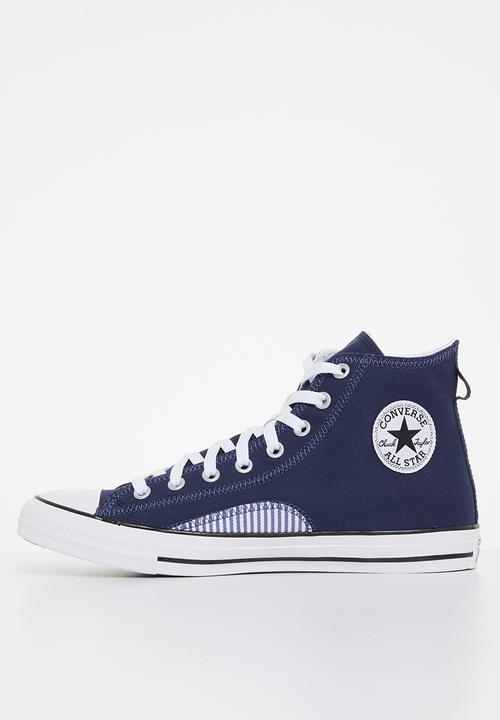 Converse - Chuck taylor all star hickory stripe hi - midnight navy/white/black