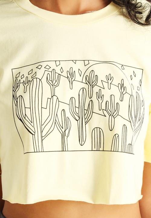 The Lot - Desert Sun Crop Tee