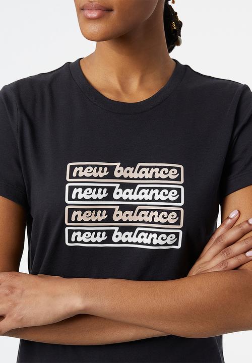 New Balance  - Nb classics core plus graphic tee - black