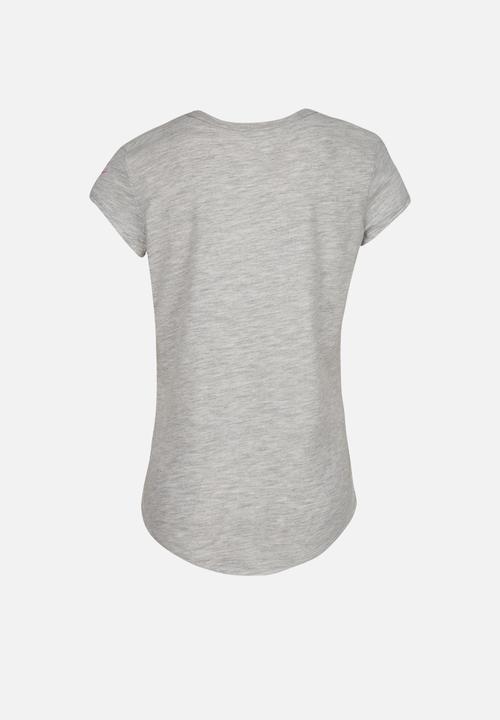 Nike - Nkg short sleeve graphic tee - grey heather