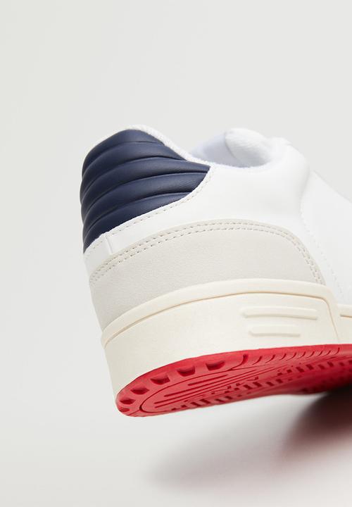 MANGO - Ali lace-up sneaker - white