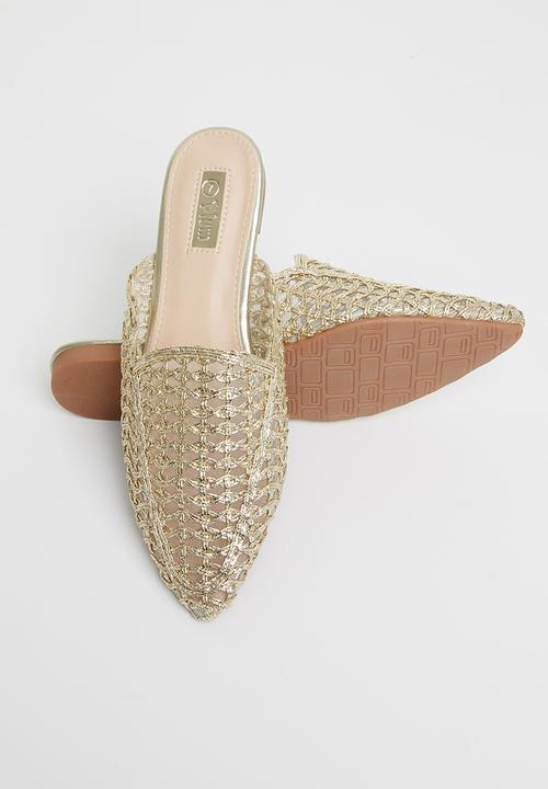 Plum - Hawn mule - gold