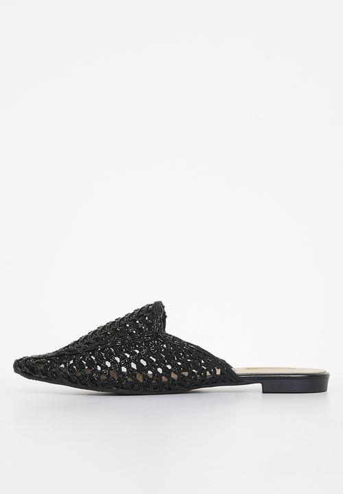 Plum - Hawn mule - black