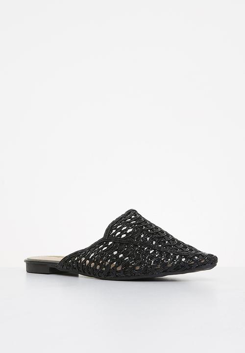 Plum - Hawn mule - black
