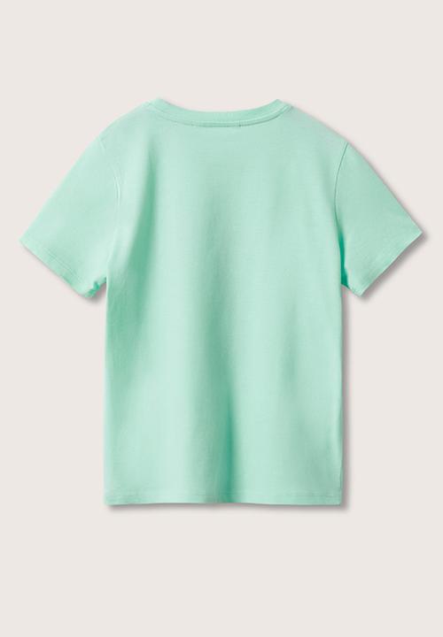 MANGO - T-shirt sunny - light green