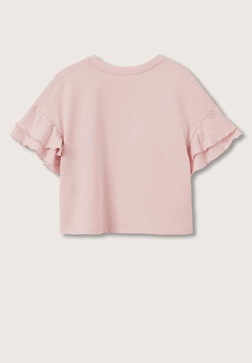 MANGO - T-shirt flin - light pink