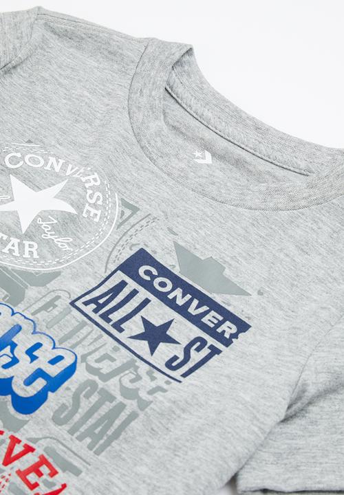 Converse - Cnvb logo aop ss tee short set - midnight navy