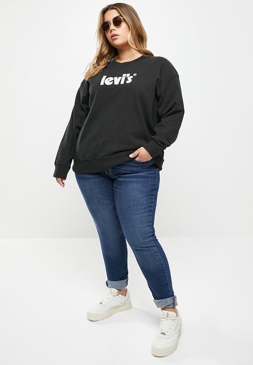 Levi’s® - Plus graphic standard crew - caviar