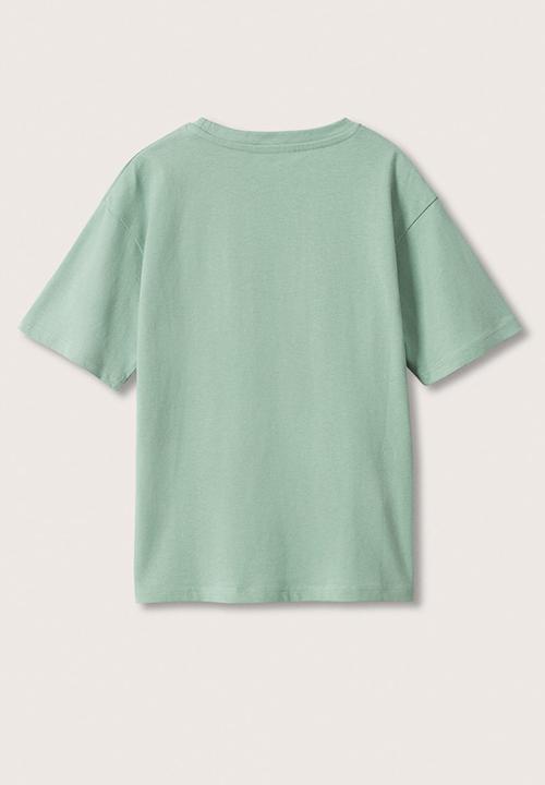 MANGO - T-shirt wild - khaki
