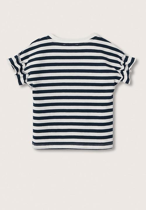 MANGO - T-shirt menorca - navy