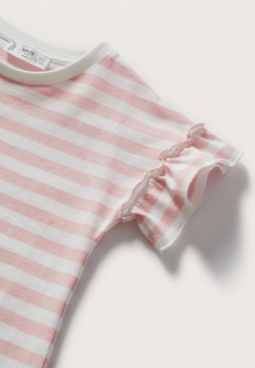 MANGO - T-shirt menorca - pink