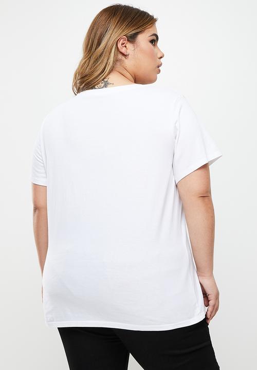 Levi’s® - Plus perfect tee -  mini flower bw fill