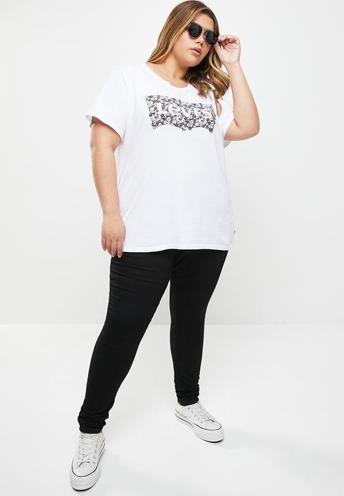 Levi’s® - Plus perfect tee -  mini flower bw fill