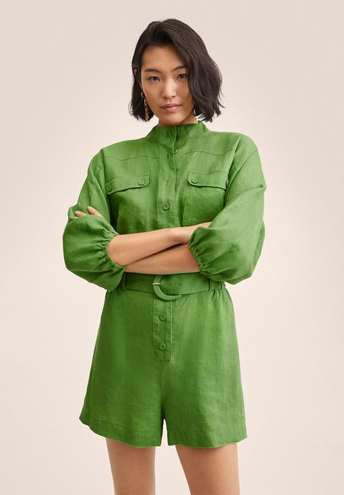 MANGO - Playsuit bellota - green