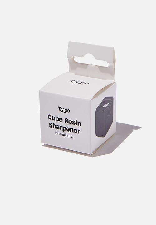 Typo - Cube resin sharpener - welsh slate