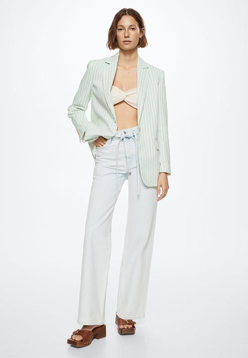 MANGO - Blazer sorbet - aqua