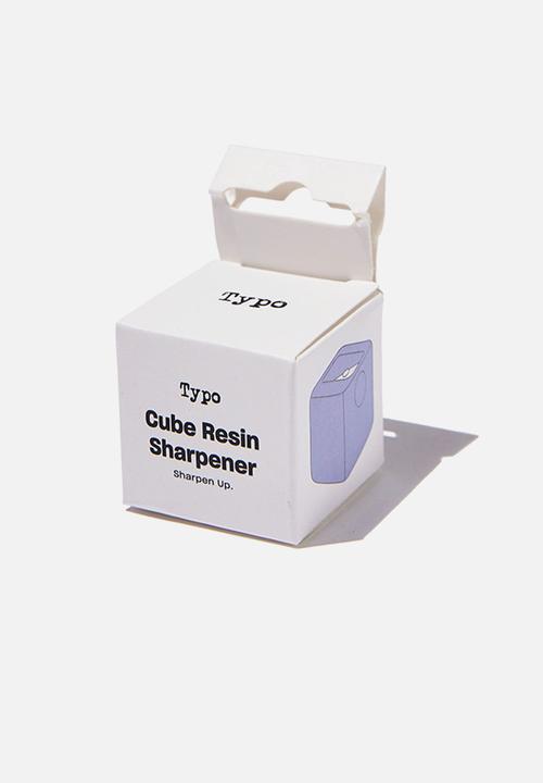Typo - Cube resin sharpener - pale lilac
