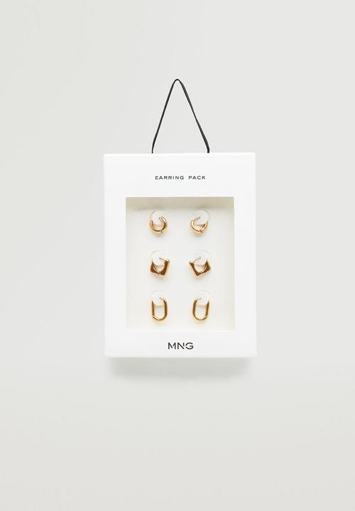 MANGO - Mixed earring set - gold