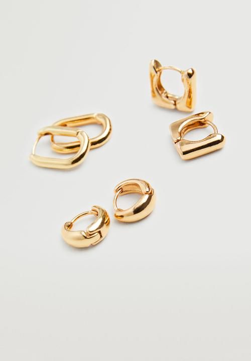 MANGO - Mixed earring set - gold