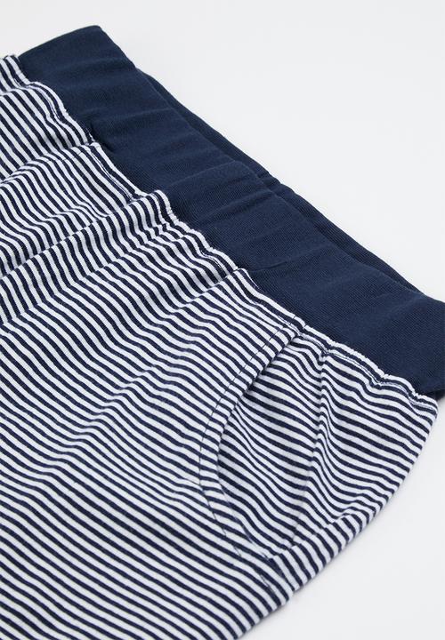 Pop Candy - Boys tee & shorts set - grey & navy