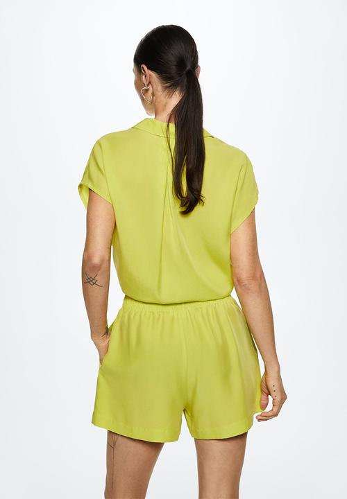 MANGO - Shorts lim - bright yellow