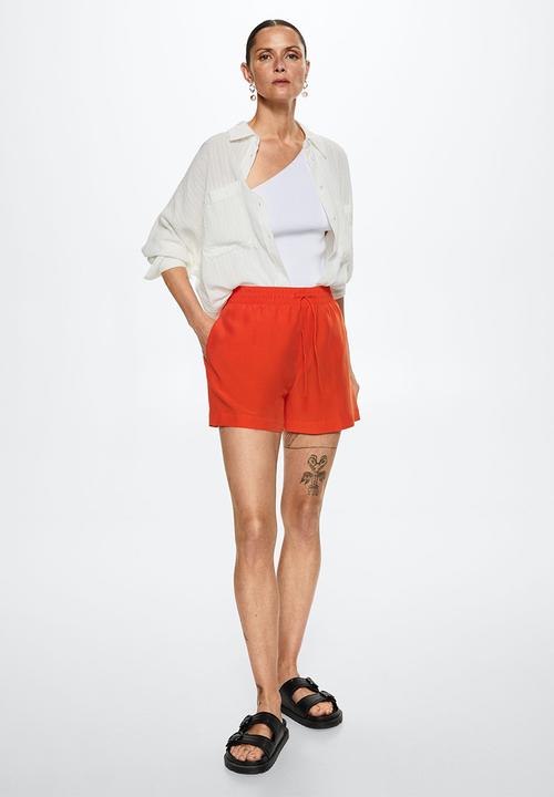 MANGO - Shorts lim - dark orange