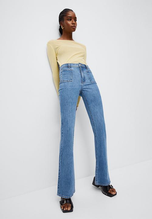 MANGO - Jeans valen - light blue