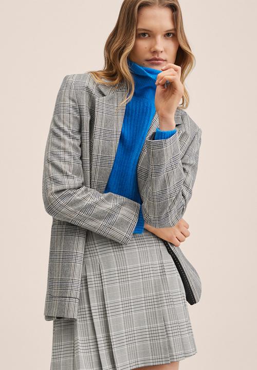 MANGO - Skirt kristy - grey melange
