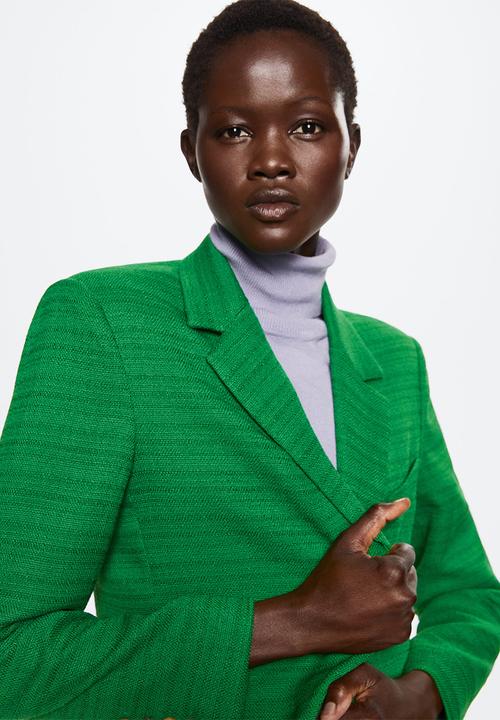 MANGO - Blazer julia - green