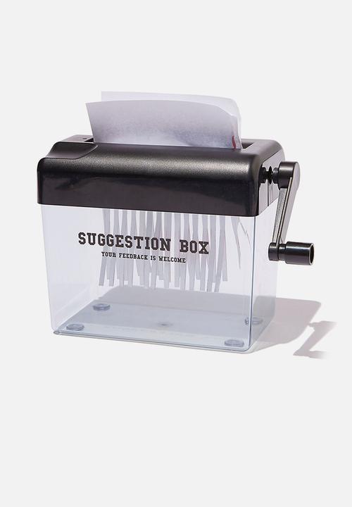 Typo - Mini paper shredder - black