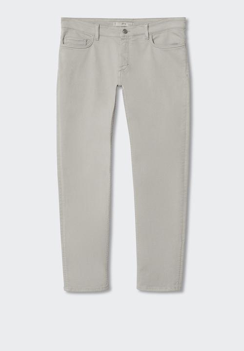 MANGO - Ibiza slim-fit colored jeans - beige