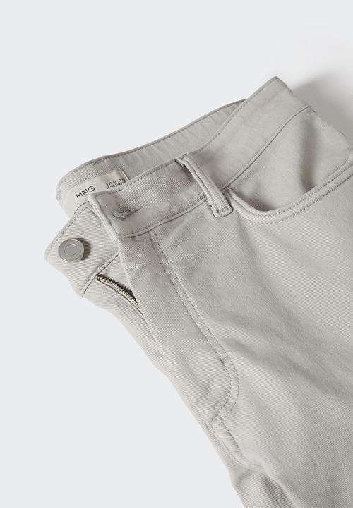 MANGO - Ibiza slim-fit colored jeans - beige