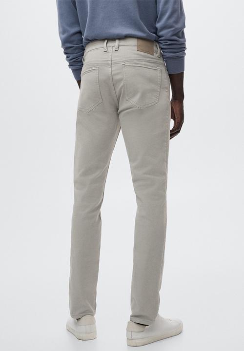 MANGO - Ibiza slim-fit colored jeans - beige