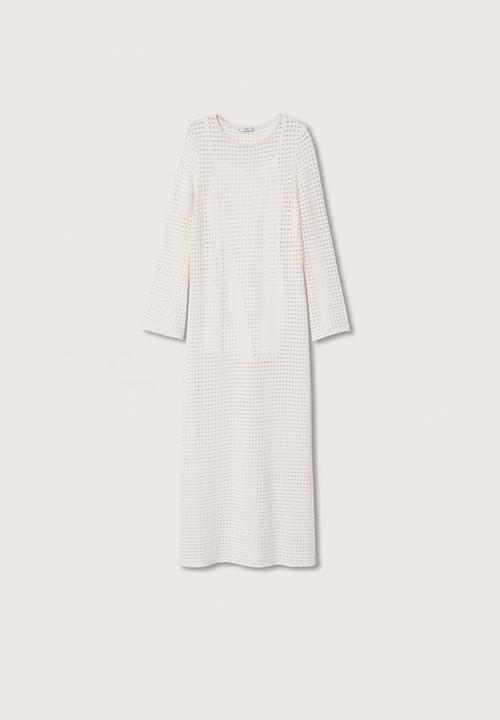 MANGO - Dress sandra - light beige