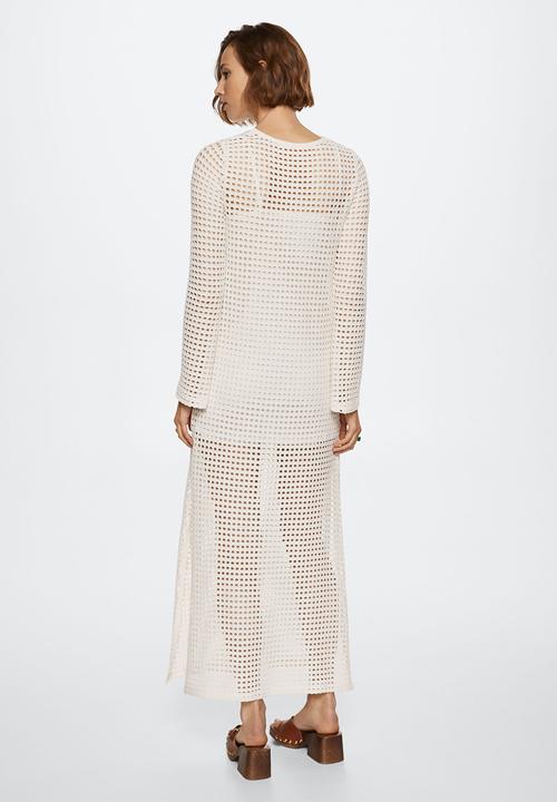 MANGO - Dress sandra - light beige