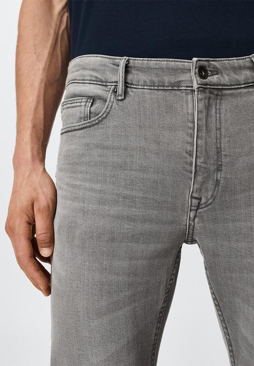 MANGO - Jude skinny fit jeans - grey