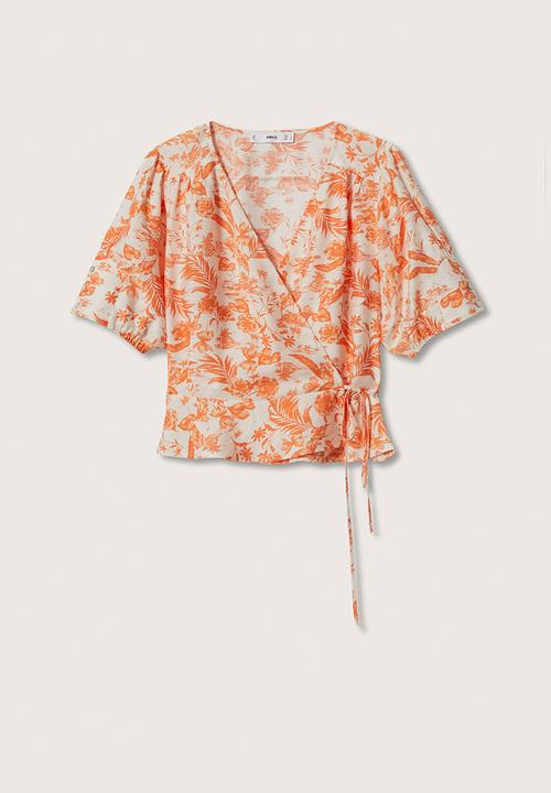 MANGO - Blouse cuqui - light pastel orange