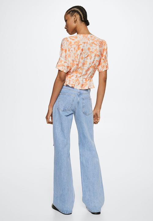 MANGO - Blouse cuqui - light pastel orange