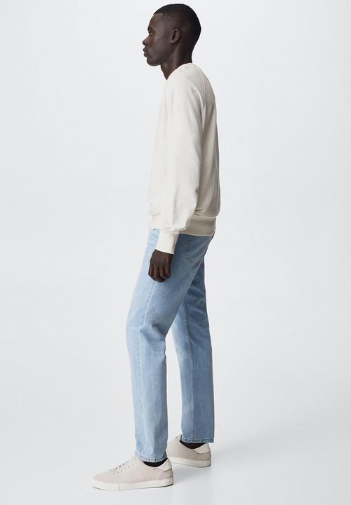 MANGO - Dylan lightweight cotton sweatshirt - white