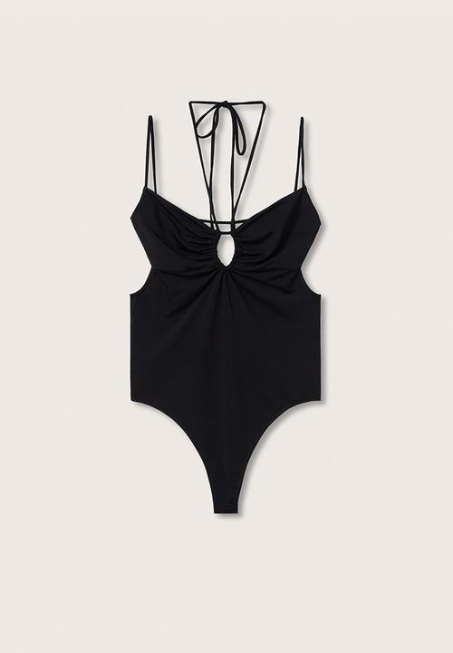 MANGO - Body roberta - black