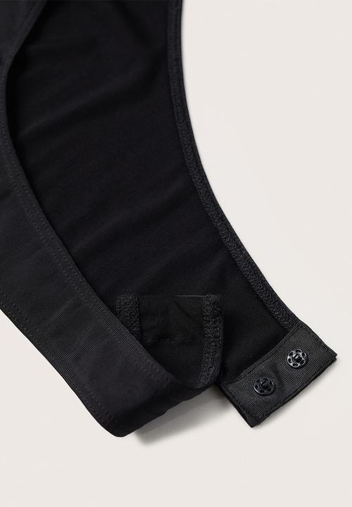 MANGO - Body roberta - black