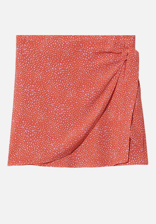 MANGO - Skirt fiona - red