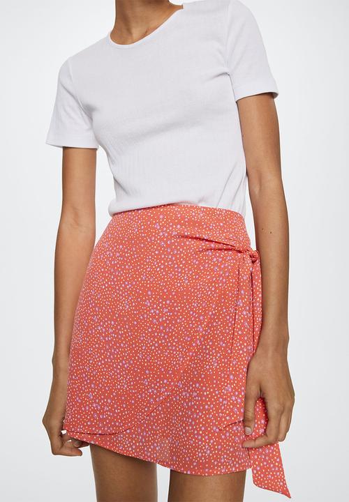 MANGO - Skirt fiona - red