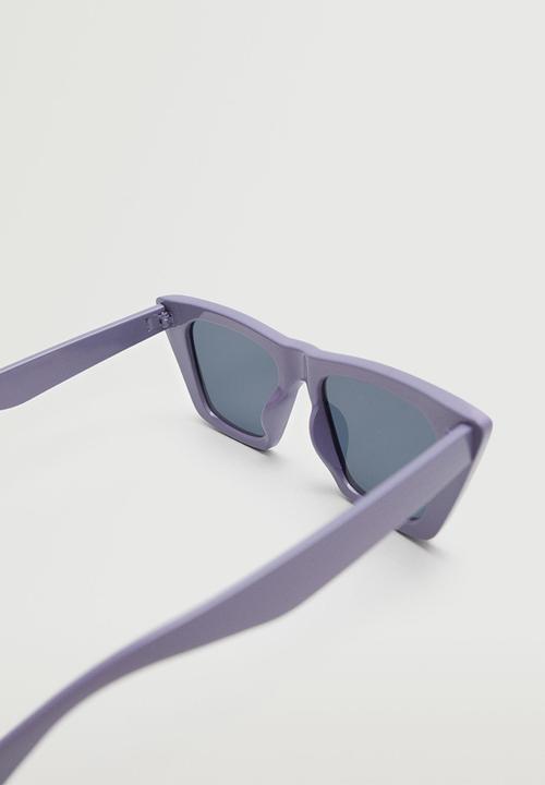 MANGO - Acetate frame sunglasses - lilac
