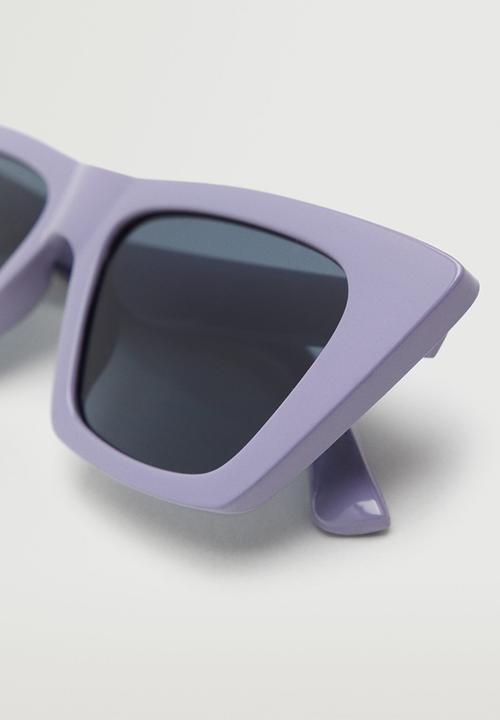 MANGO - Acetate frame sunglasses - lilac
